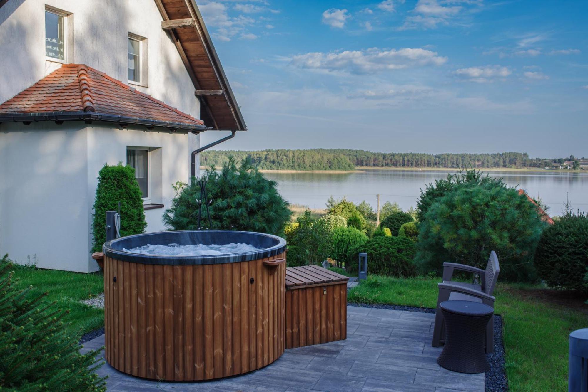 Dom Na Wzgorzu Z Widokiem Na Jezioro Z Balia I Sauna Lipnica  Екстер'єр фото